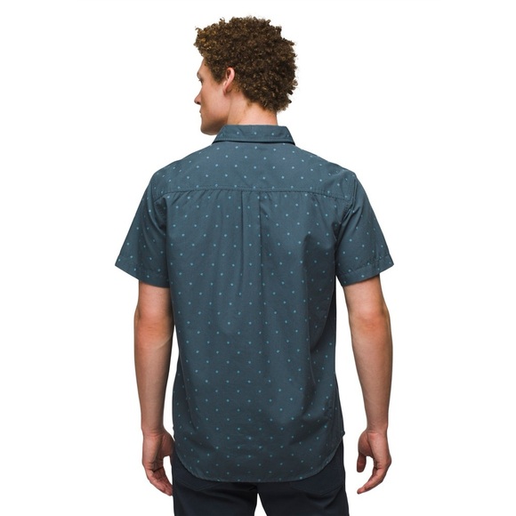 Prana Men’s Tinline Shirt Short Sleeve Camp Shirt XXL EUC - Picture 2 of 10